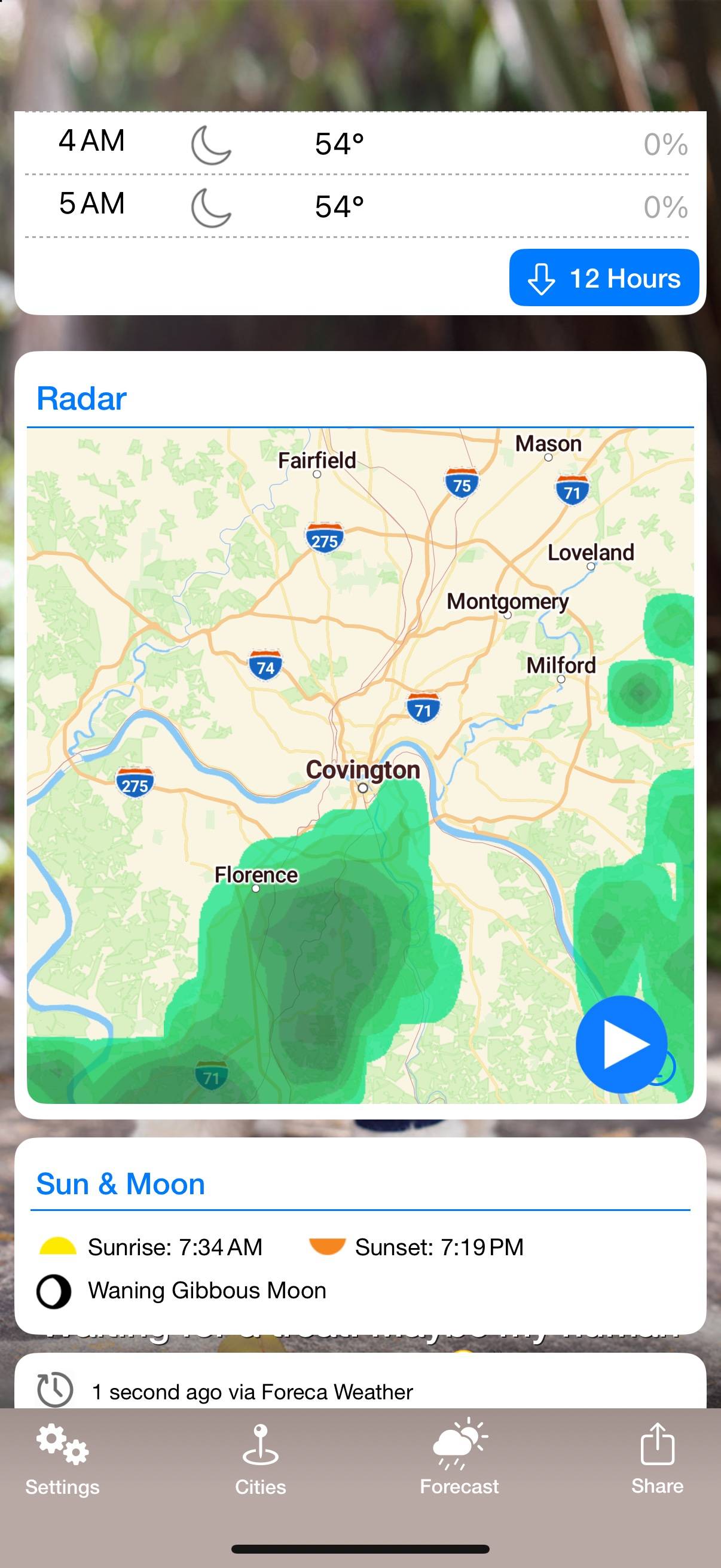Weather Puppy: Live radar